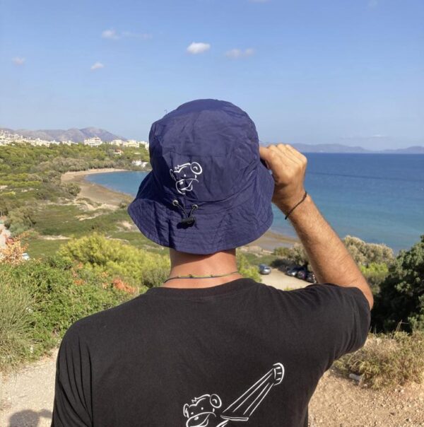 kitesurf kitemonkey waterproof blue hat