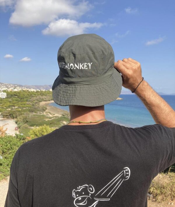 kitesurf kitemonkey waterproof green army hat