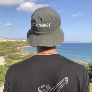 kitesurf kitemonkey waterproof green army hat