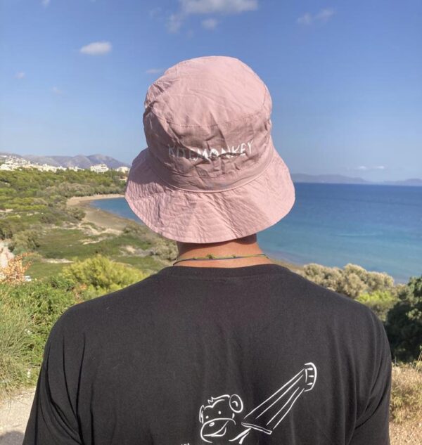 kitesurf kitemonkey waterproof pink hat