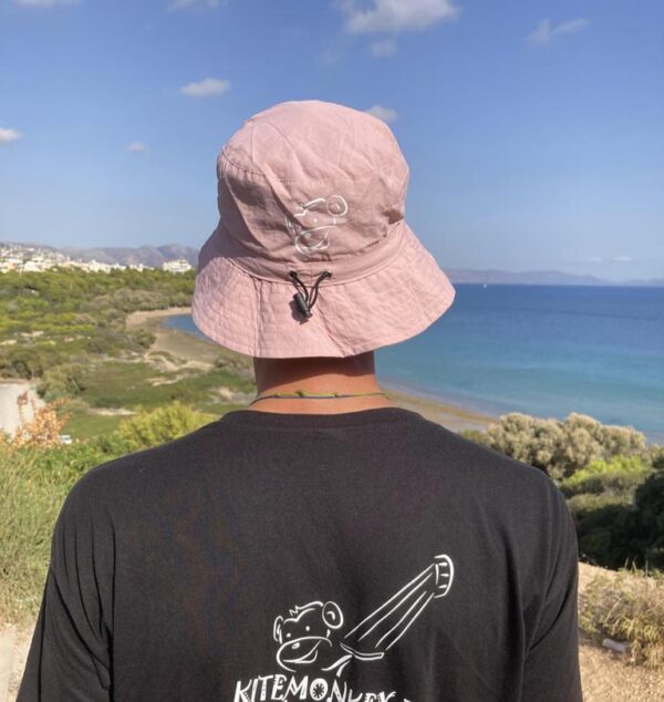 kitesurf kitemonkey waterproof pink hat