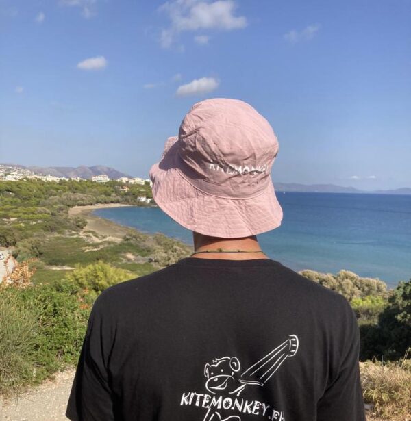 kitesurf kitemonkey waterproof pink hat